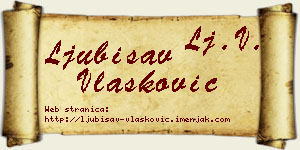 Ljubisav Vlašković vizit kartica